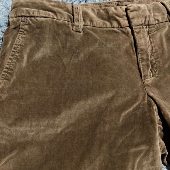 Gap velvet khaki low rise Bermuda shorts with trouser pockets - size 2 - Picture 5 of 6